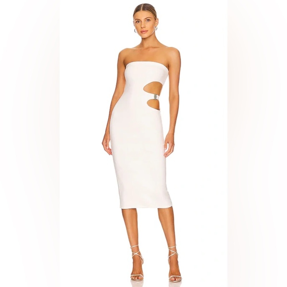 Giovanna Midi Dress in White
NBD